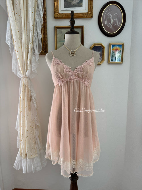 Fairy Orange Mesh Babydoll size S/M