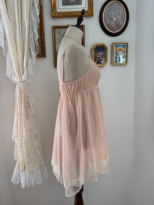 Fairy Orange Mesh Babydoll size S/M