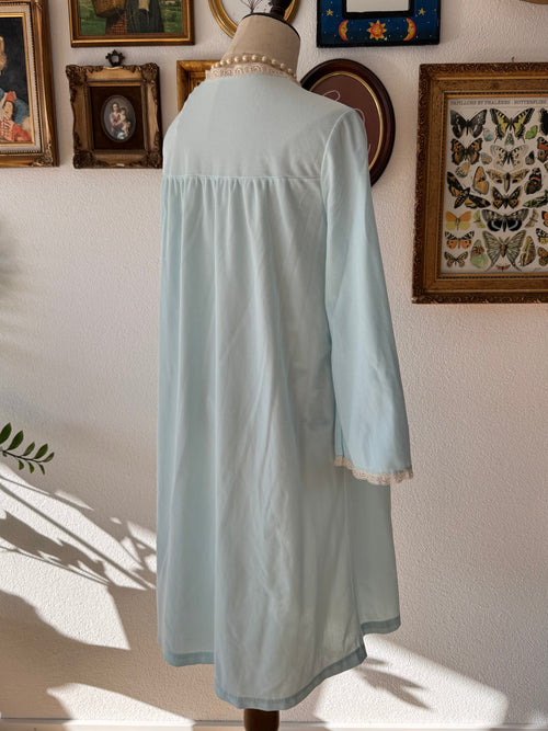 Sears Blue Stretchy Nightgown Size S