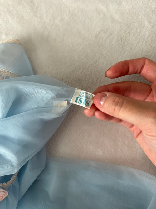 Baby Blue Chiffon Babydoll size M