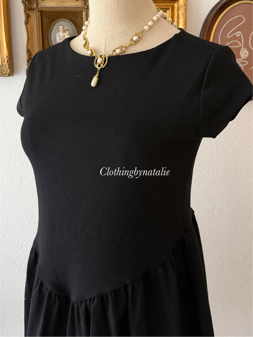 Black Jersey Dress size M