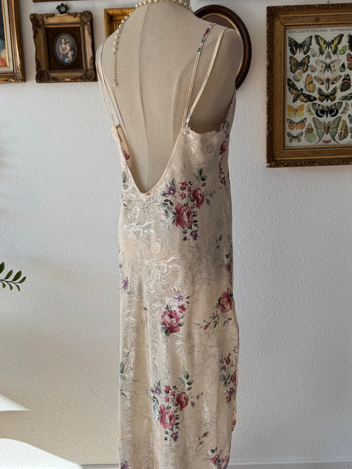 Expression Floral Brocade Gown Size M