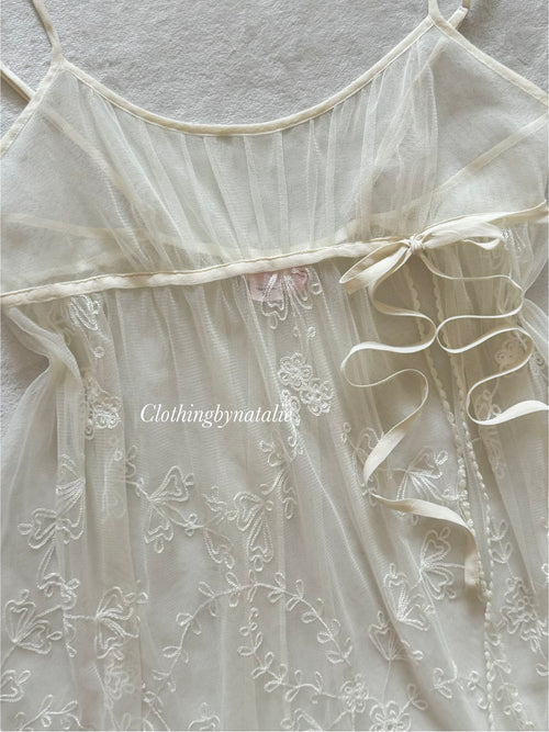 VS Beige Sheer Lace Mini Dress size XS/S