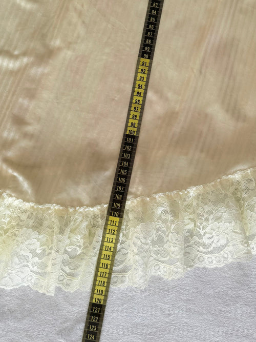 Bernette Yellow Nylon Maxi Nightgown Size S/M