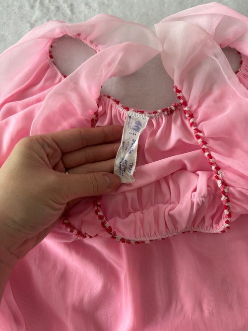 Soft Pink Chiffon Babydoll size S