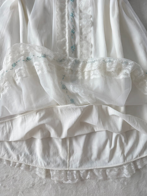 Soft White Chiffon Babydoll size S/M