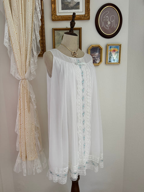 Soft White Chiffon Babydoll size S/M