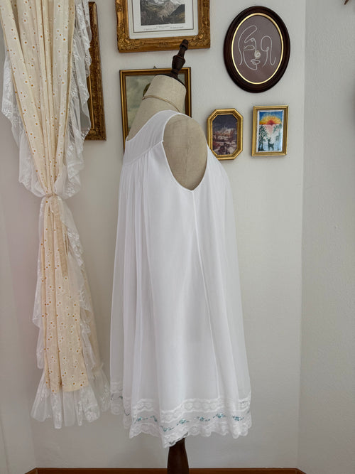 Soft White Chiffon Babydoll size S/M