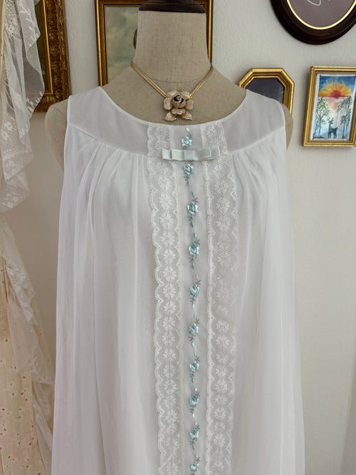 Soft White Chiffon Babydoll size S/M