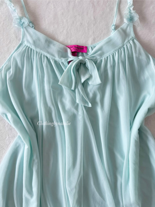 Betsey Johnson Soft Blue Babydoll size M