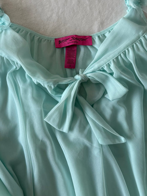 Betsey Johnson Soft Blue Babydoll size M