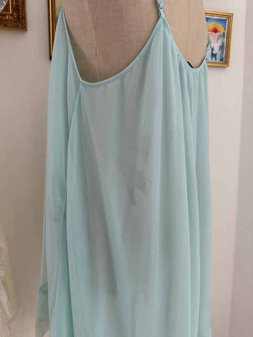 Betsey Johnson Soft Blue Babydoll size M