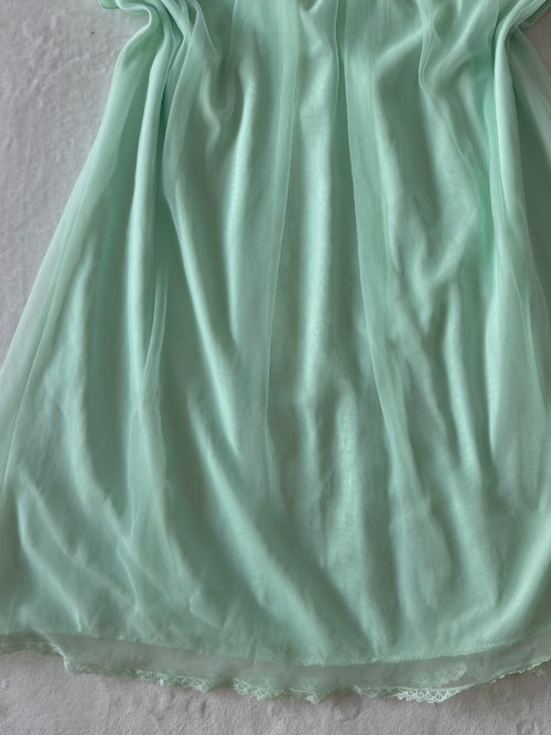 Princess Green Chiffon Babydoll size S/M