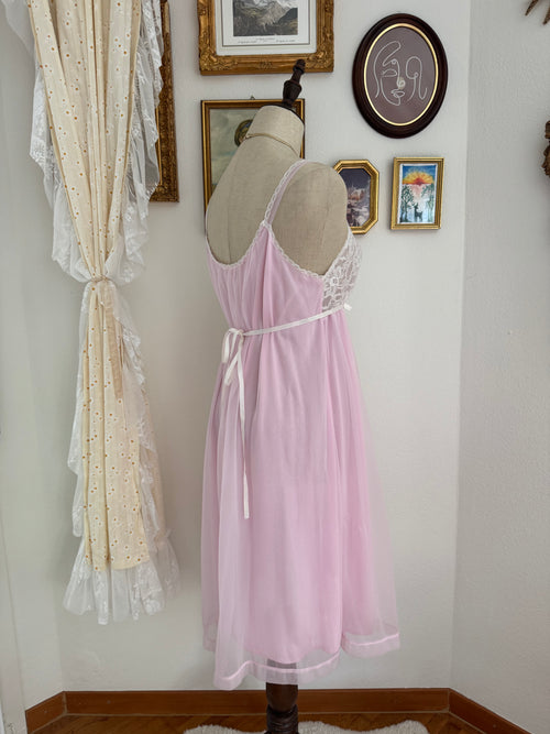 Kayser Lila Chiffon Lace Babydoll size S