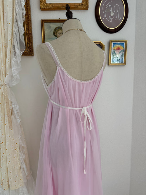 Kayser Lila Chiffon Lace Babydoll size S