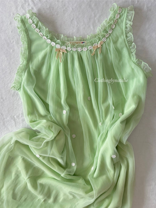 Tinkerbell Green Chiffon Nightgown size S