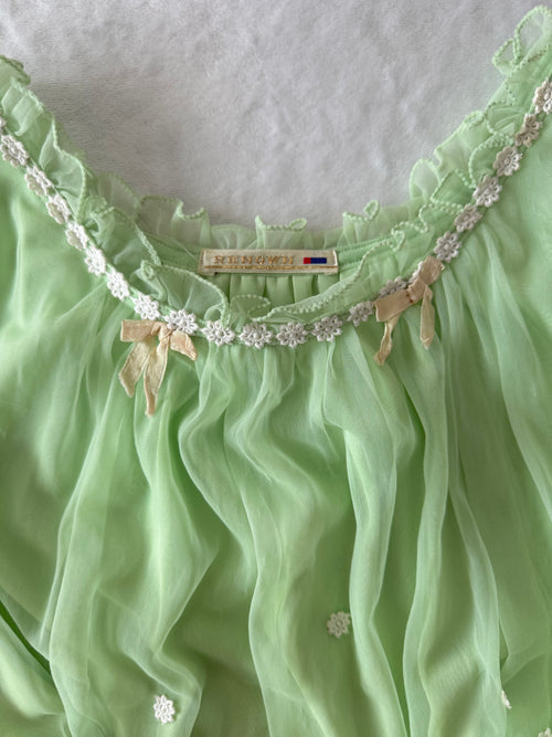 Tinkerbell Green Chiffon Nightgown size S