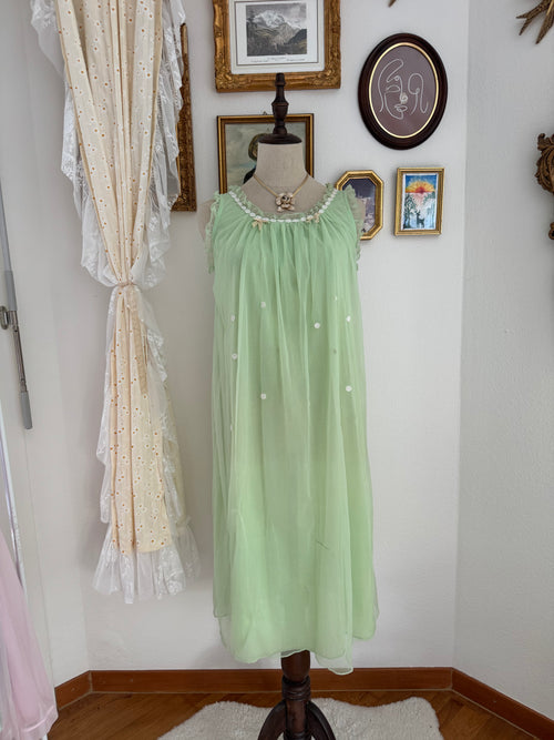 Tinkerbell Green Chiffon Nightgown size S
