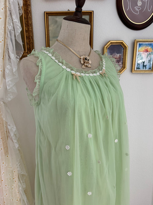 Tinkerbell Green Chiffon Nightgown size S