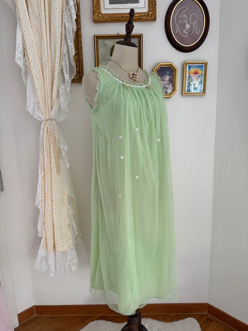 Tinkerbell Green Chiffon Nightgown size S