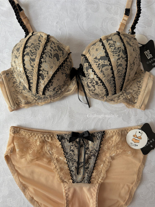 Japanese Espresso Lace Set (New-75B)
