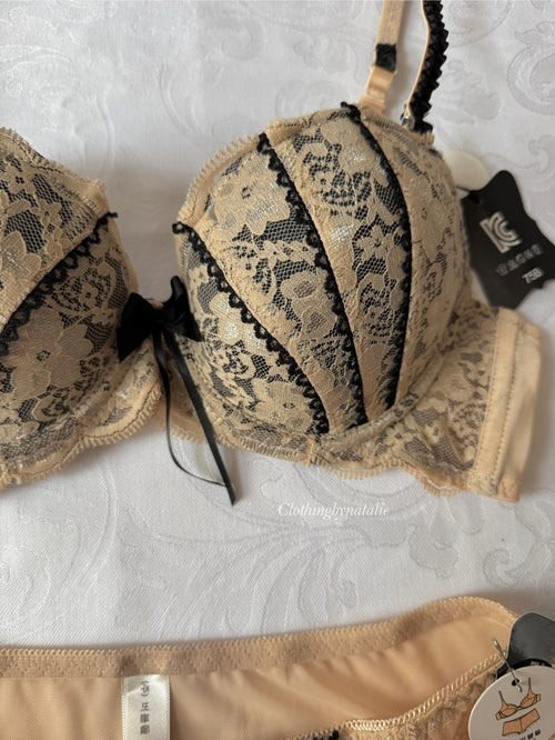 Japanese Espresso Lace Set (New-75B)