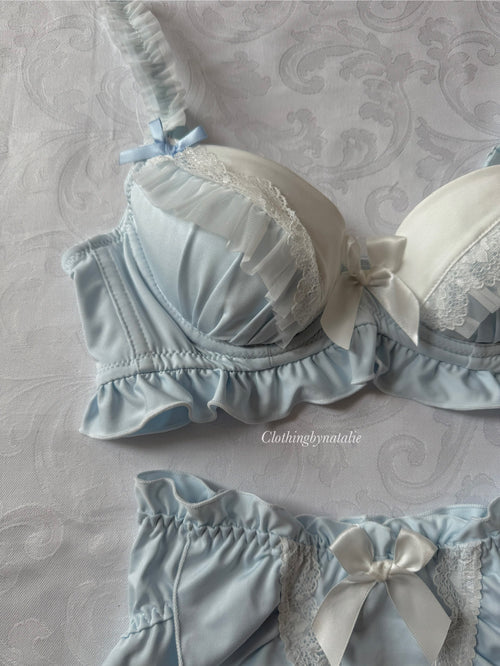 Japanese Blue Ruffle Set (New-75B)