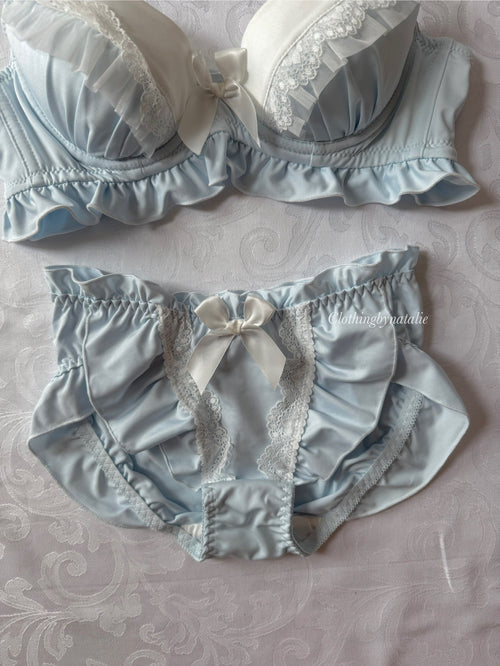 Japanese Blue Ruffle Set (New-75B)