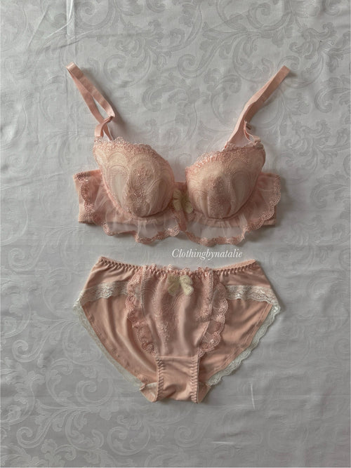 Japanese Pink Lace Set (New-75B)