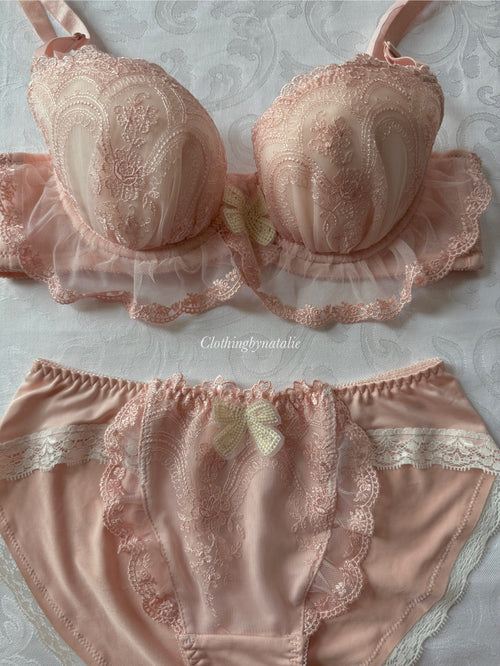 Japanese Pink Lace Set (New-75B)
