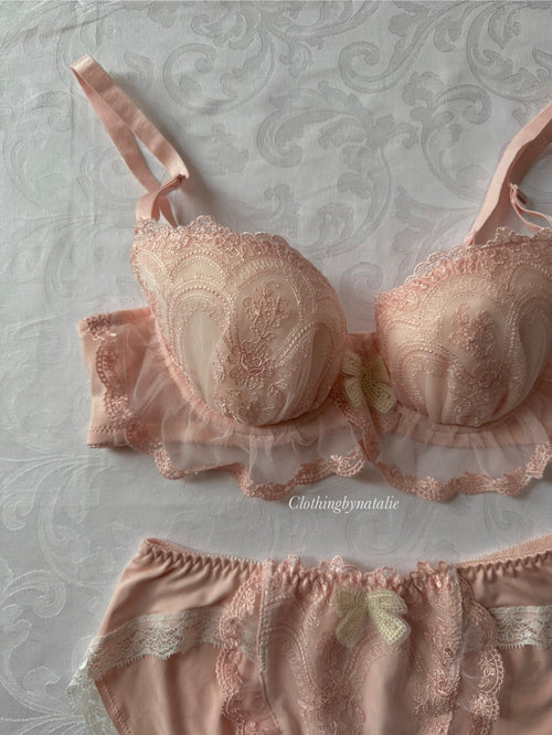 Japanese Pink Lace Set (New-75B)