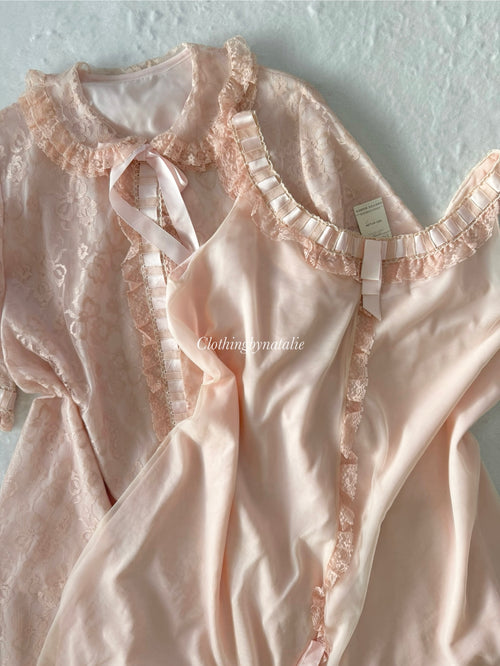 Odette Barsa Coquette Peignoir Robe Set size S/M