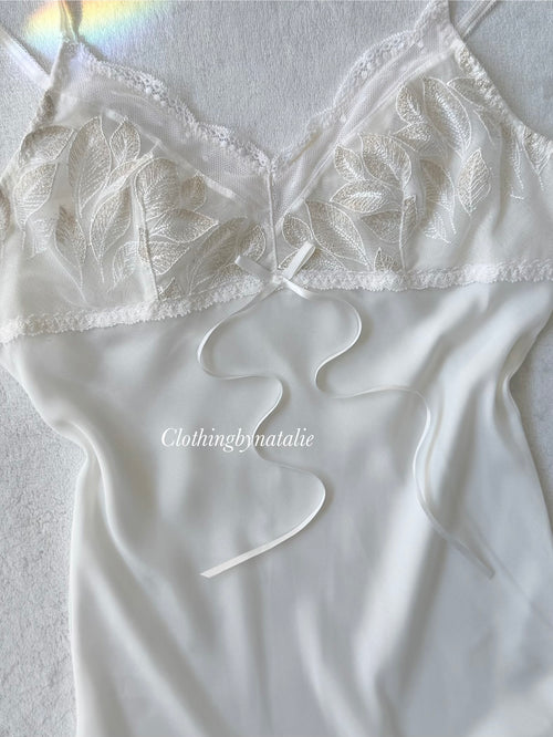 Golden Glitter Sheer Chiffon Slip Size S