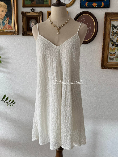 Zara Cotton Lace Babydoll Size M