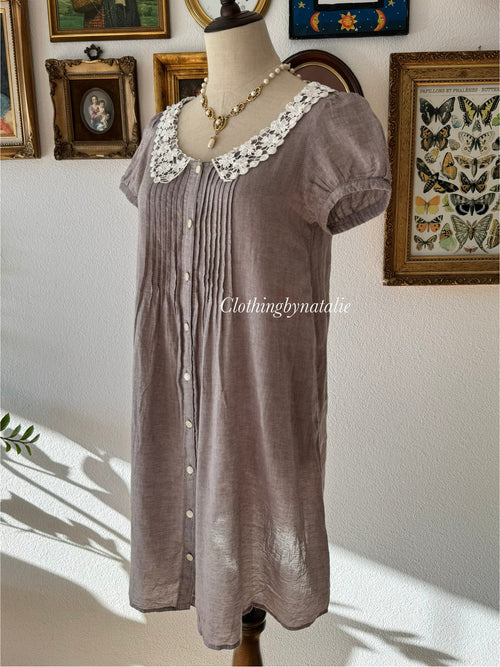 Japanese Grey Cotton Babydoll size S