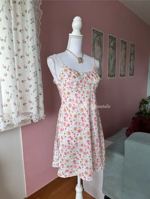 La Senza Floral Satin Slip Dress (S)