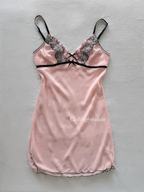 Romantic Pink Sheer Chiffon Slip Size XS