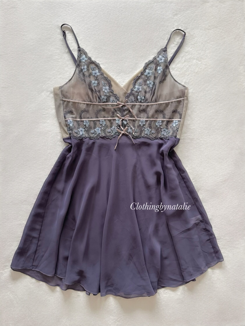 Fairy Purple Chiffon Babydoll Size M