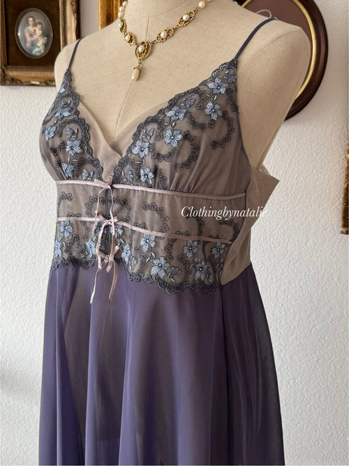 Fairy Purple Chiffon Babydoll Size M