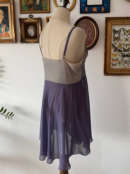 Fairy Purple Chiffon Babydoll Size M