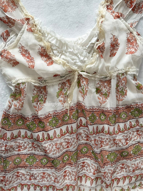 Y2K Chiffon Blouse size S