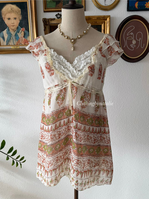 Y2K Chiffon Blouse size S
