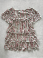 Glitter Tutu Chiffon Blouse Size S
