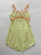 Fairy Green Pleated Chiffon Babydoll Size M