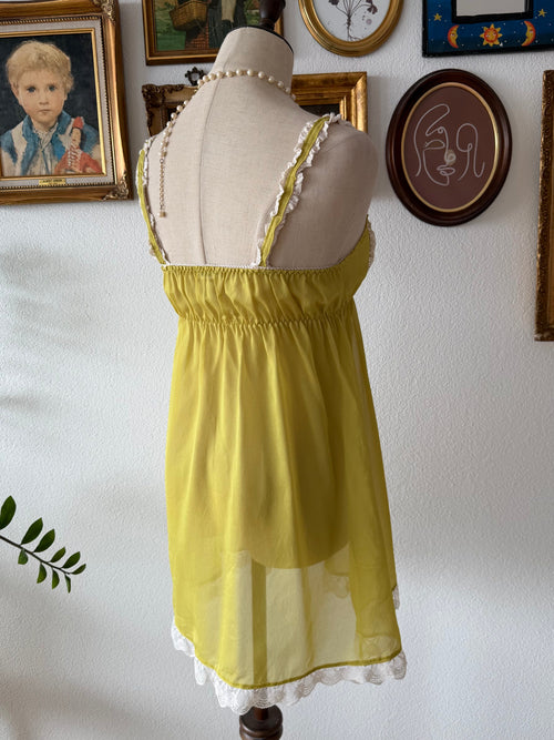 Fairy Green Chiffon Babydoll Size S