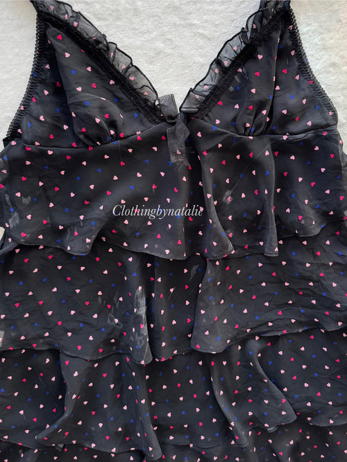 Heart Tutu Chiffon Babydoll Size S