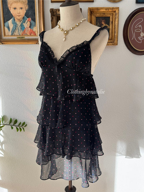 Heart Tutu Chiffon Babydoll Size S