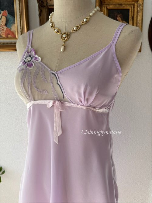 Fairy Lila Chiffon Slip Size S