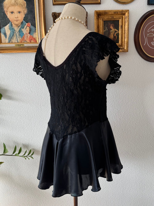 Cinema Etoile Black Lace Babydoll Size S/M