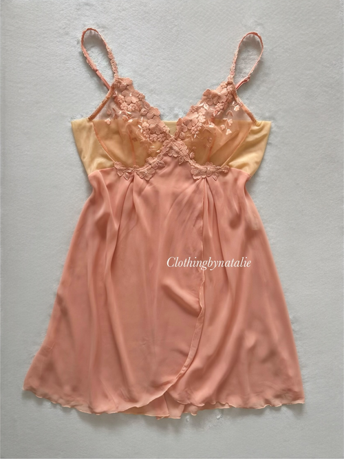 Fairy Orange Chiffon Babydoll Size M